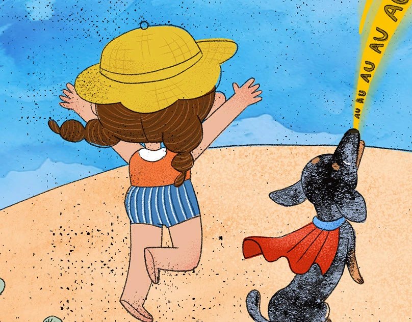 Children's Book illustration - Ollie's super power